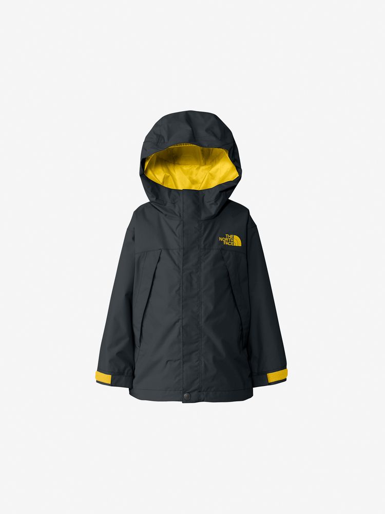 THE NORTH FACE スクープジャケット　キッズ　カーキ／イエロー THE NORTH FACE スクープジャケット キッズ カーキ／イエロー