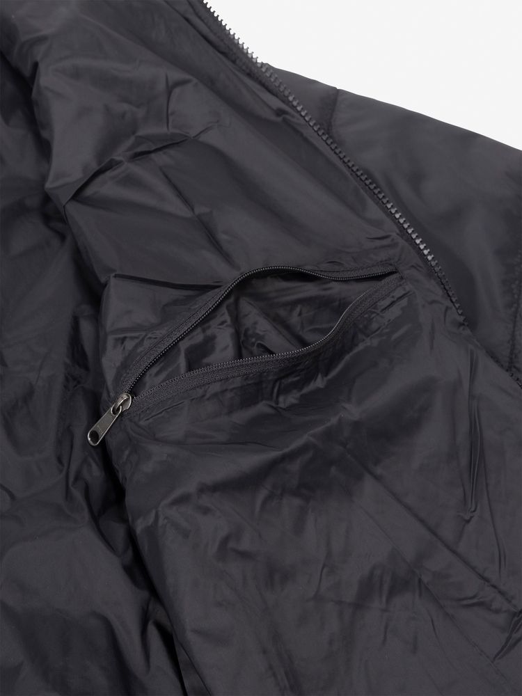 Zippered pocket on the inside (inner)