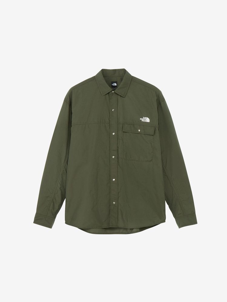 美品 ノースフェイス ロングスリーブヌプシシャツ ニュートープ L 公式】ロングスリーブヌプシシャツ(ユニセックス)|ザ・ノース