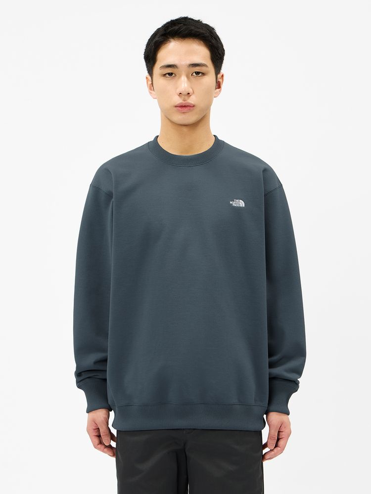 THE NORTH FACE(ザ・ノース・フェイス) ｜スモールロゴヘザースウェットクルー（ユニセックス）