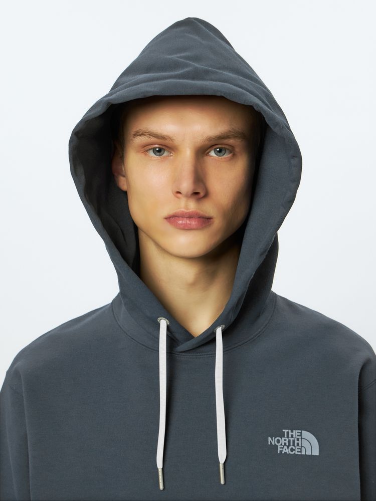 ノースフェイス XLサイズ バックスクエアロゴフーディ グレー NT62533 THE NORTH FACE ザ・ノース・フェイス パーカー プルオーバー