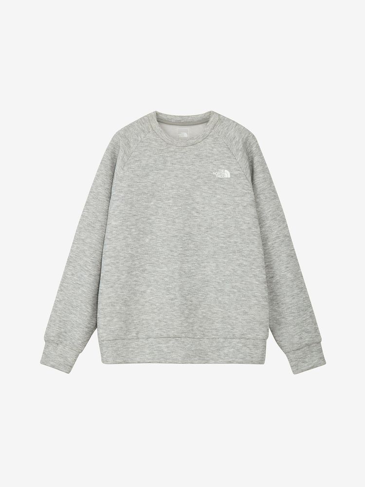 【美品】ザ・ノース・フェイス テックエアースウェットクルー ミックスグレー L THE NORTH FACE(ザ・ノース・フェイス)｜テックエアースウェット