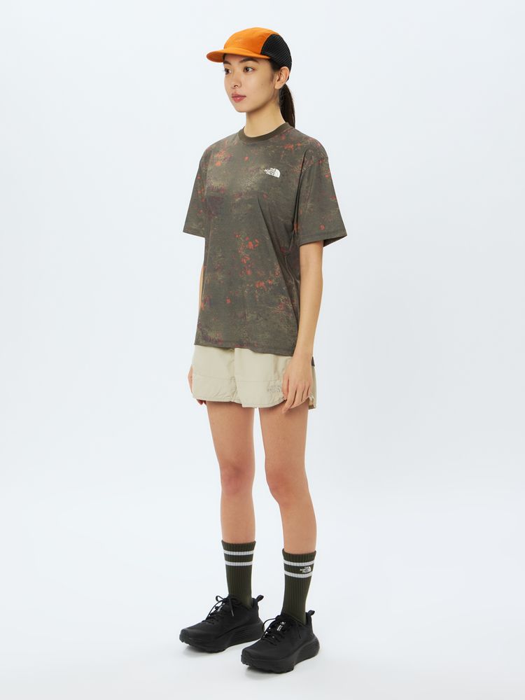 ザノースフェイス 新品未使用 フラッシュドライ プリント ショーツ(ネイビー) THE NORTH FACE ザ・ノース・フェイス（THE FACE）（メンズ