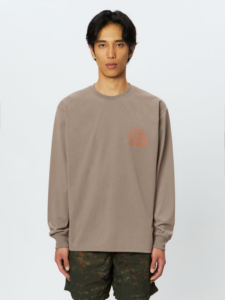 ユニキャリロング 公式】ロングスリーブフリーラングラフィッククルー（ユニ