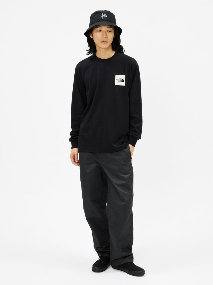 THE NORTH FACE(ザ・ノース・フェイス) ｜ロングスリーブスクエアロゴティー（ユニセックス）