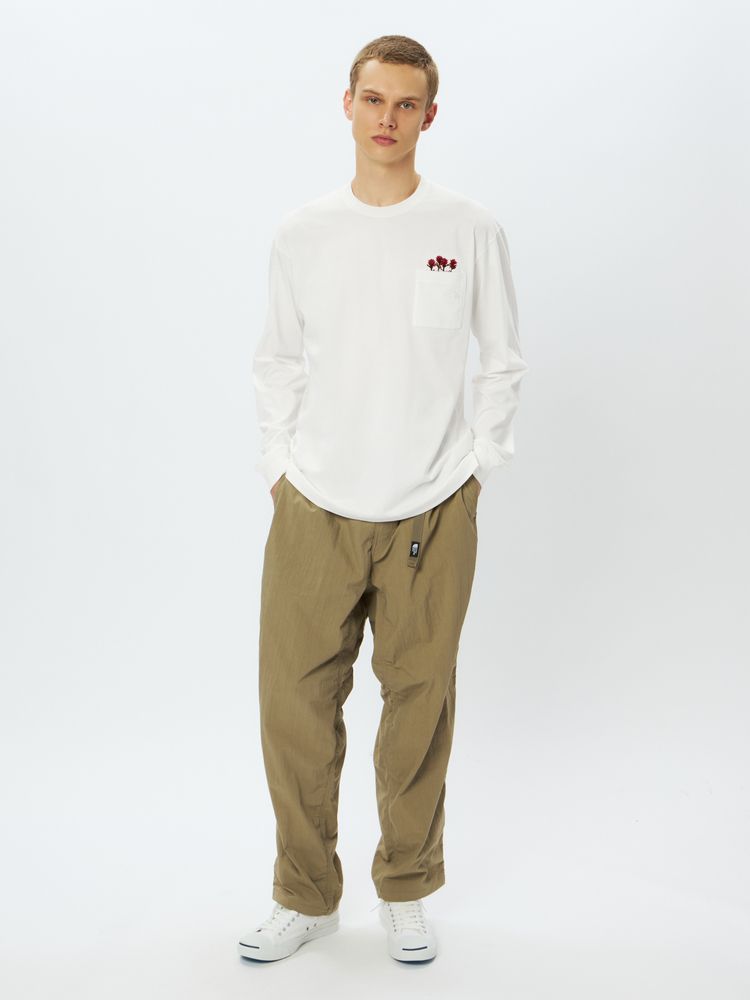 THE NORTH FACE(ザ・ノース・フェイス) ｜ロングスリーブフラッシュドライフラワーロゴティー（ユニセックス）