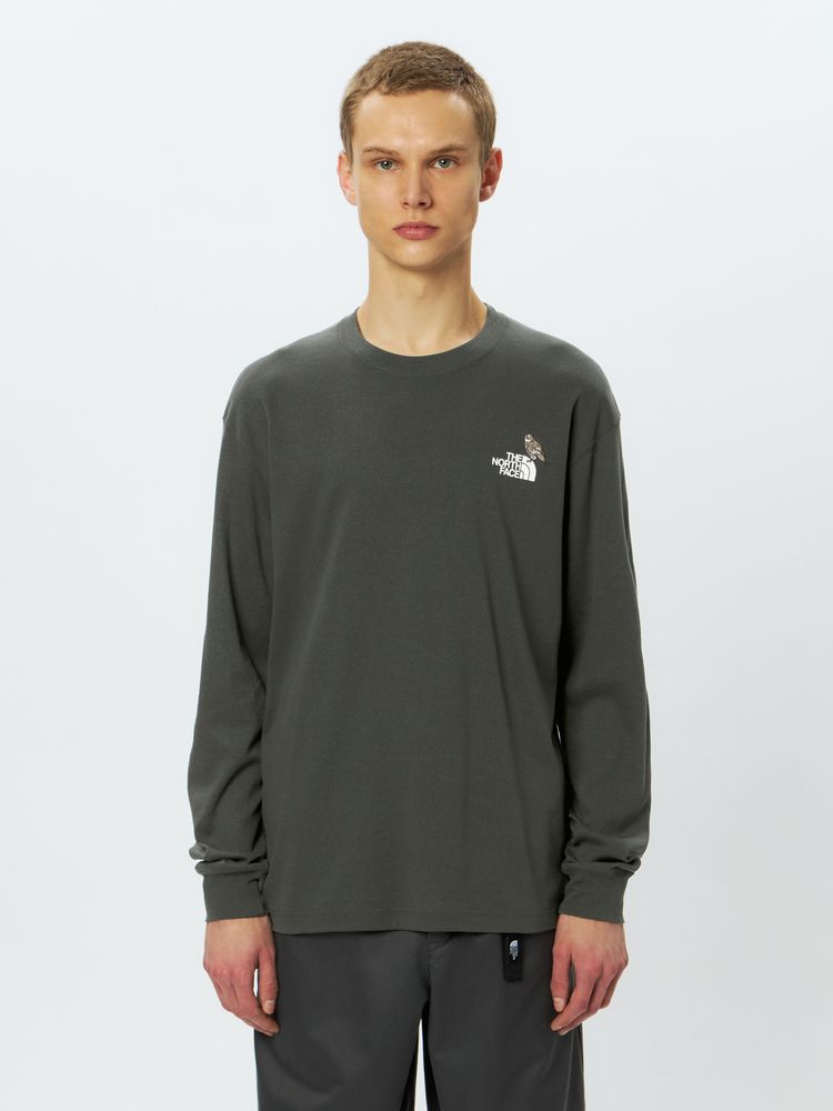 【未使用】　ノースフェイス　ロングスリーブズーピッカーティー（ユニセックス） Amazon | [ザ・ノース・フェイス] L/S Zoo Picker Tee TNF