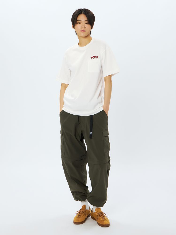 THE NORTH FACE(ザ・ノース・フェイス) ｜ショートスリーブフラッシュドライフラワーロゴティー（ユニセックス）