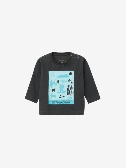 とことこ　Tシャツワンちゃん 公式】ロングスリーブシレトコトコティー（キッズ）｜ザ・ノース