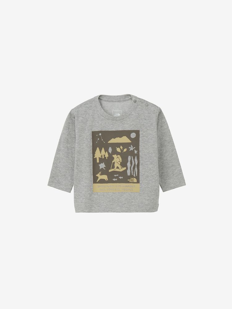 公式】ロングスリーブシレトコトコティー（ベビー）｜ザ・ノース