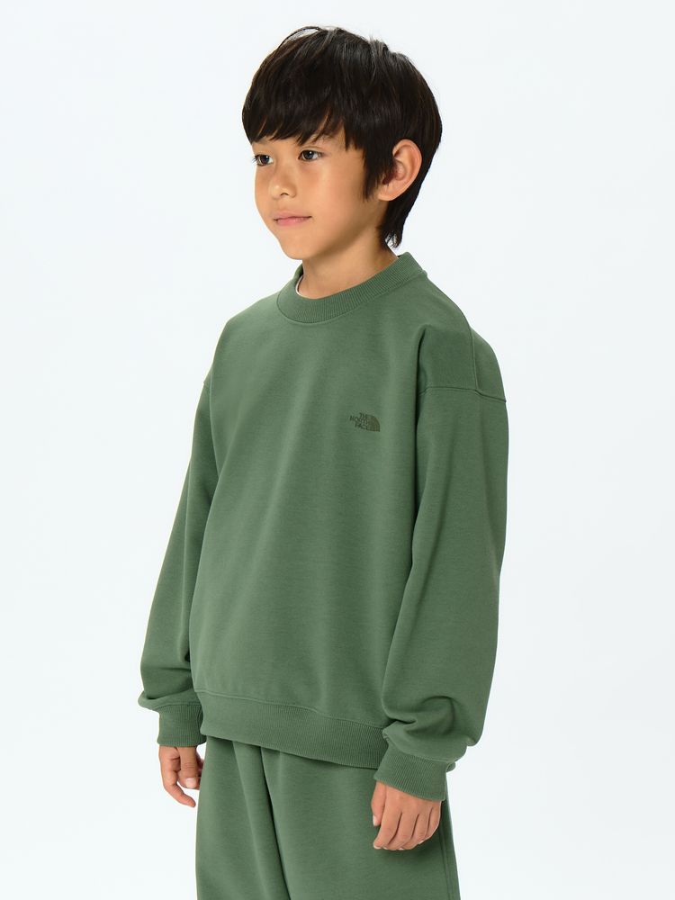 THE NORTH FACE(ザ・ノース・フェイス) ｜グリズスウェットロゴクルー（キッズ）