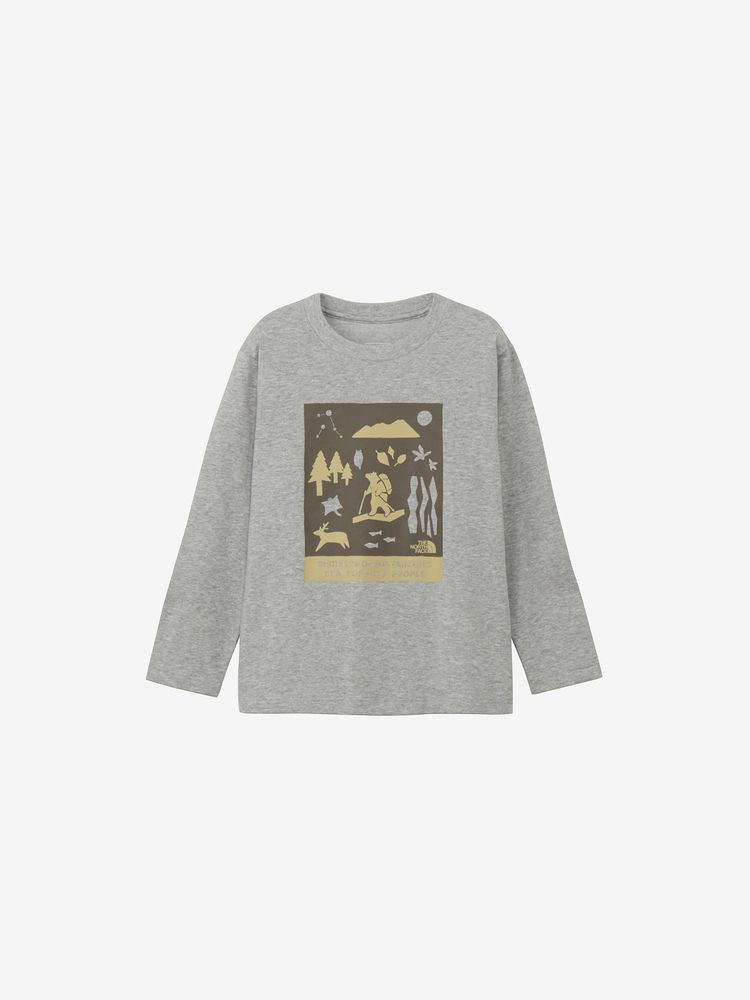 公式】ロングスリーブシレトコトコティー（キッズ）｜ザ・ノース