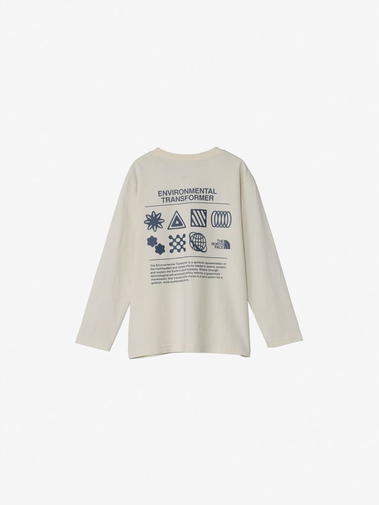 RWC 2023 グラフィックデザインロングリープTシャツSQUARE ホワイト THE NORTH FACE 5%OFF ザ・ノース・フェイス L/S Back Square