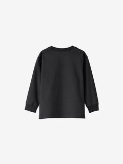 ◼️マークアンドロナ◼️長袖フリースMサイズ46黒美品◼️重ね着風 ノースフェイス ロングスリーブスクエアロゴティー | APORITO