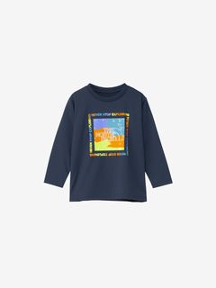 公式】トドラーロングスリーブ ES ゲットモテッドグラフィック