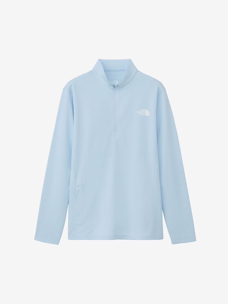 THE NORTH FACE - ノースフェイス　ハーフジップシャツ　ラッシュドライ　レディース　ベスト 公式】ロングスリーブフラッシュドライ3Dジップアップ（レディース