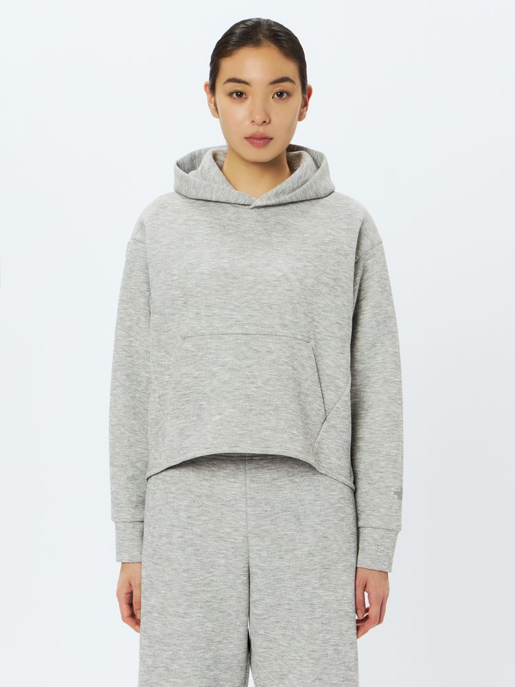 完売 新品　machatt スウェット　ノースリーブ　フーディー 公式】テックエアースウェットショートフーディ（レディース