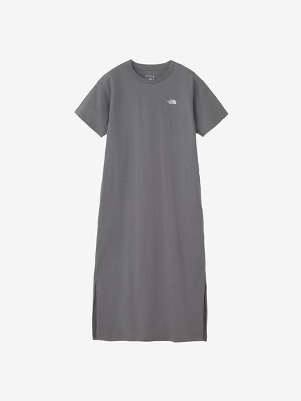 最終価格★ 新品★ノースフェイス　レディースTシャツワンピース　黒　L 40A THE NORTH FACE ザ・ノース・フェイス ワンピース 半袖