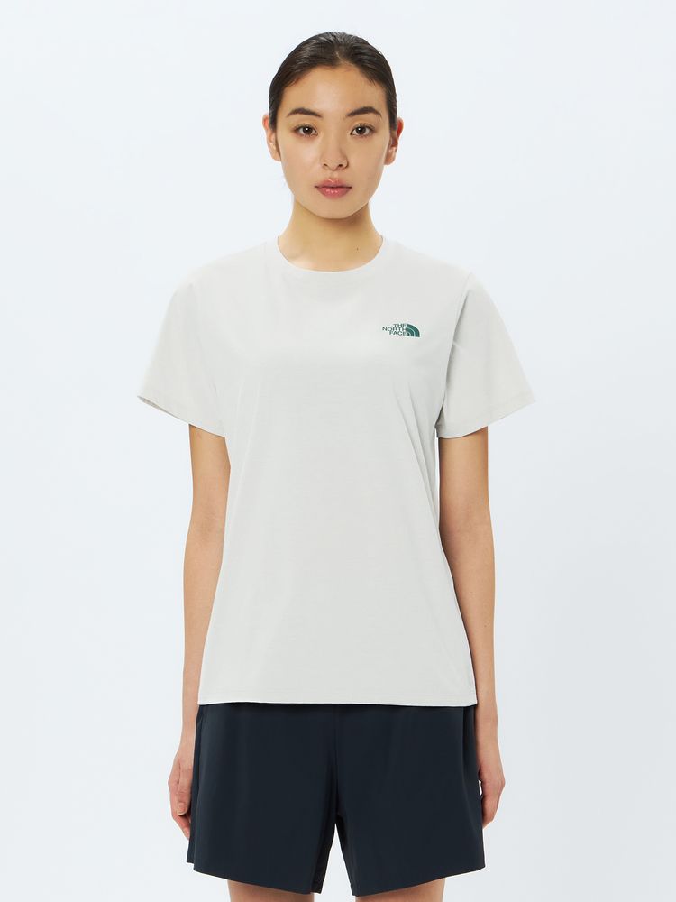 THE NORTH FACE(ザ・ノース・フェイス) ｜ショートスリーブ ES クライミングロゴティー（レディース）