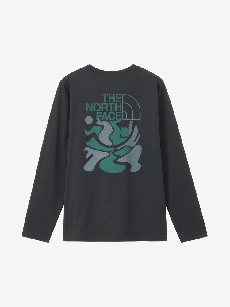 ❍新品　ノースフェイス　メリノウール　ロングスリーブ　スウェット　ブラック　XL セール】【THE NORTH FACE/ザノースフェイス】日本未発売 刺繍