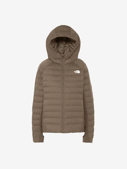 The north face中綿 ジャケット レッドランフーディ レディース 02_S233-432.jpg