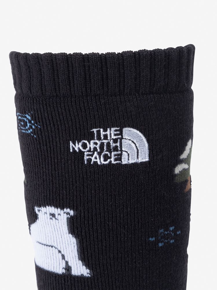 THE NORTH FACE(ザ・ノース・フェイス) ｜ウィンター アニマル グラフィック クルー（キッズ）