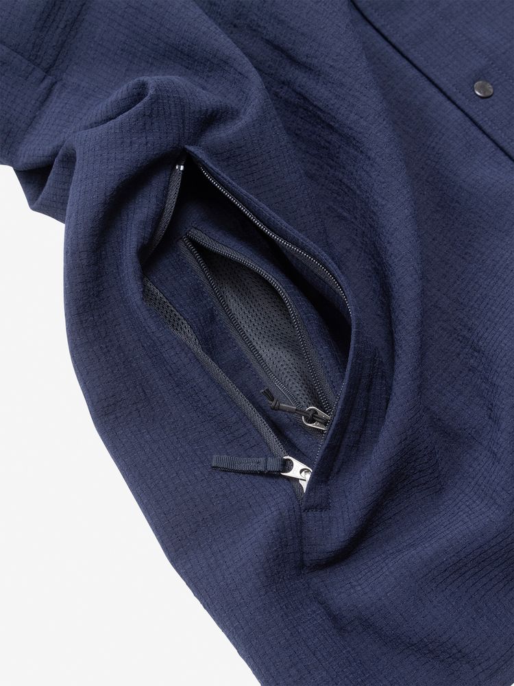 THE NORTH FACE(ザ・ノース・フェイス) ｜ロングスリーブジップオフベントメッシュシャツ（ユニセックス）