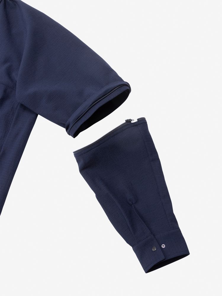 THE NORTH FACE(ザ・ノース・フェイス) ｜ロングスリーブジップオフベントメッシュシャツ（ユニセックス）