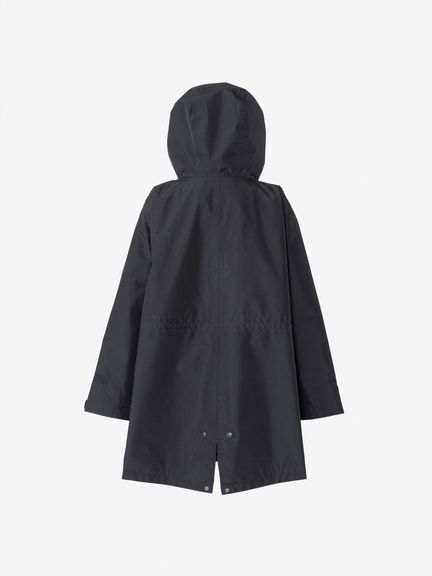 【松ちゃん】美品　ノースフェイス ブラック モッズコート ゴアテックス THE NORTH FACE ザ・ノース・フェイス キッズ マウンテンレイン
