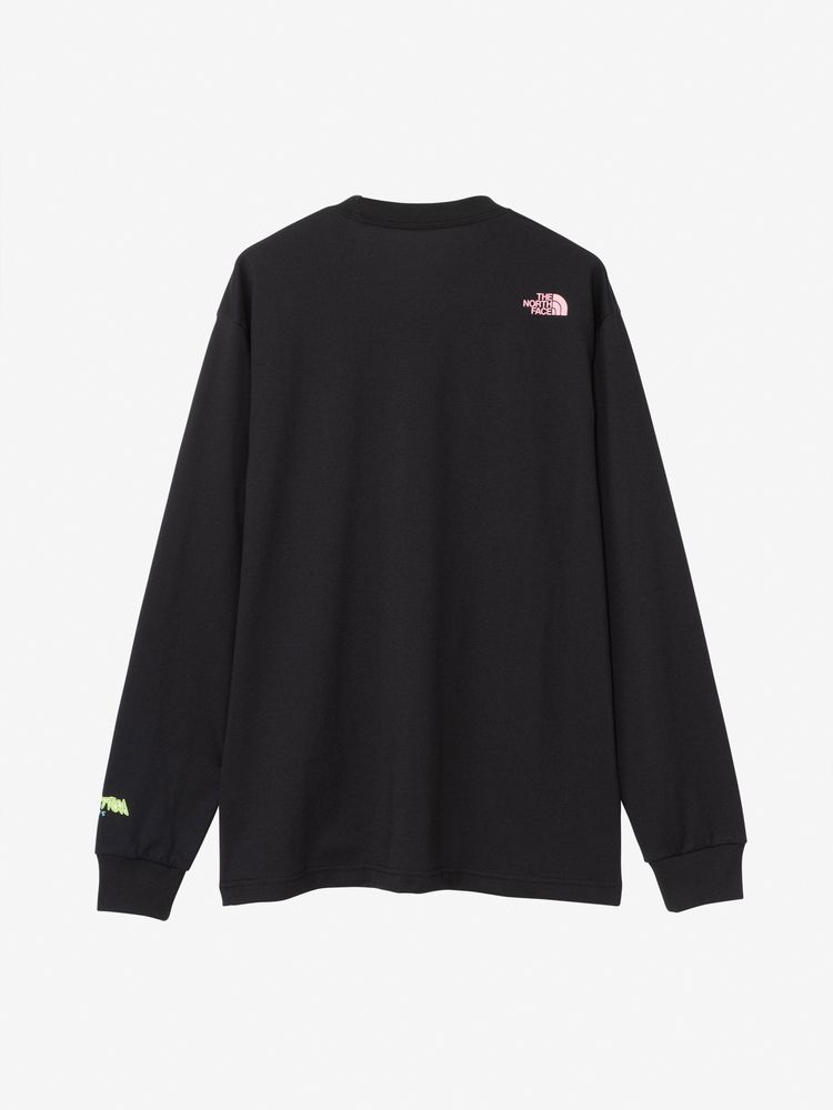 韓国限定 ノースフェイス　ロンT 黒　L ブラック 正規品　新品 ユニセックス SALE】THE NORTH FACE(ザノースフェイス) ロングスリーブ
