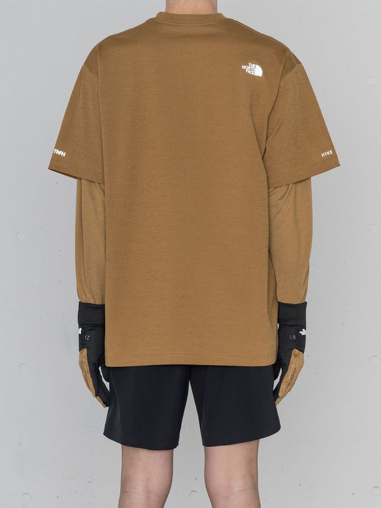 公式・限定】HYKE ショートスリーブトレイルクルー（メンズ