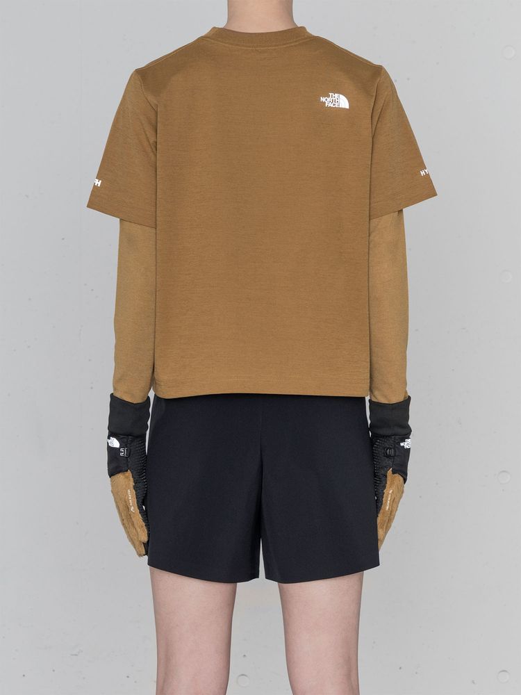 公式・限定】HYKE ショートスリーブトレイルクルー（レディース