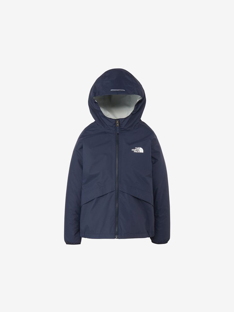 ノースフェイス　レインテックス ユリイカ　ナイロンジャンバー　パンツ 上下　紺 THE NORTH FACE（ザ ノースフェイス） キッズ 防水ジャケット＆パンツ
