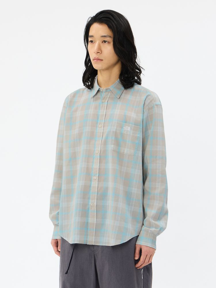 THE NORTH FACE(ザ・ノース・フェイス) ｜ロングスリーブフラッシュドライチェックシャツ（ユニセックス）