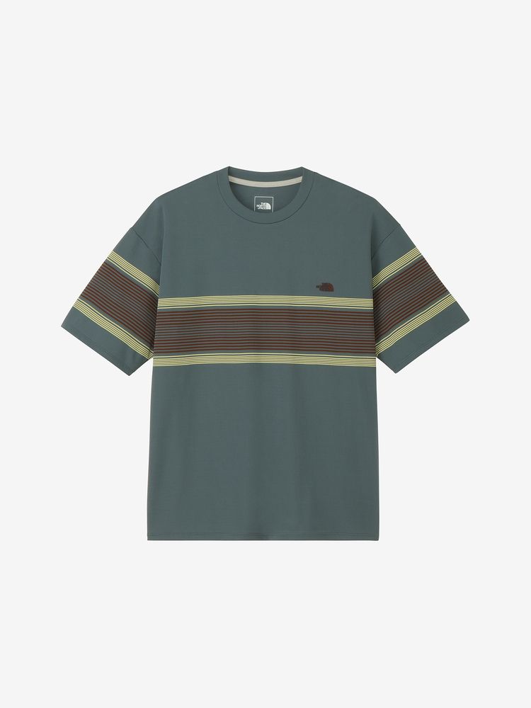 THE NORTH FACE(ザ・ノース・フェイス) ｜ショートスリーブフリーランパネルボーダークルー（メンズ）