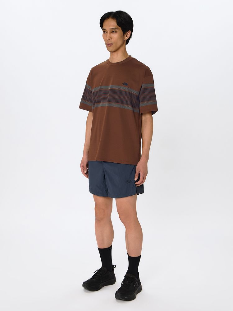 THE NORTH FACE(ザ・ノース・フェイス) ｜ショートスリーブフリーランパネルボーダークルー（メンズ）