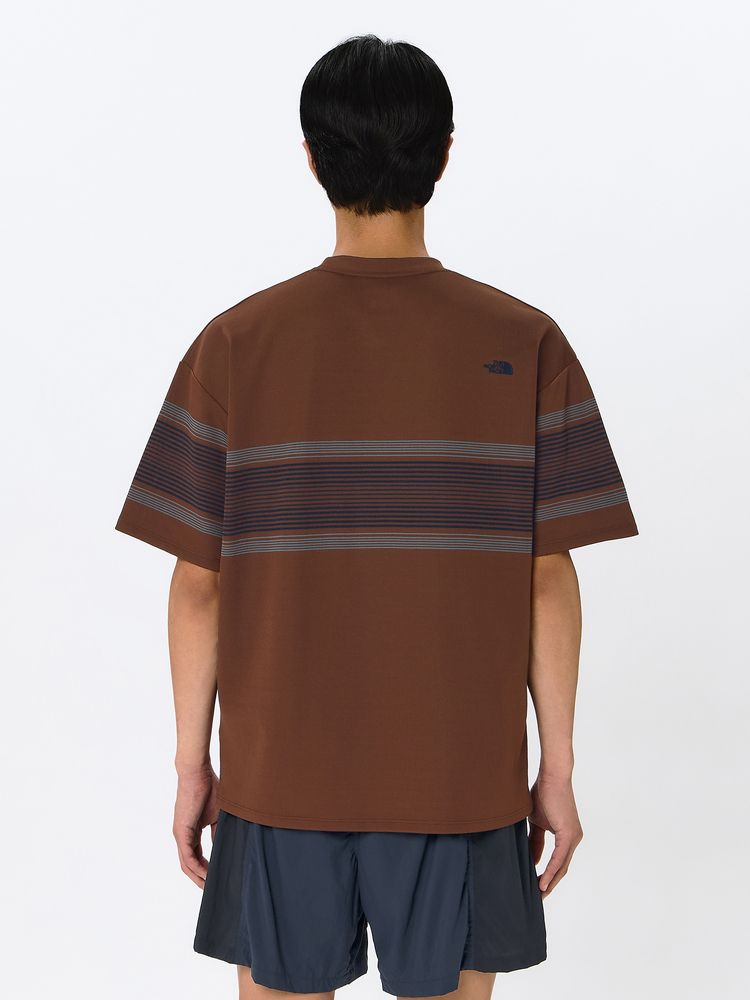 THE NORTH FACE(ザ・ノース・フェイス) ｜ショートスリーブフリーランパネルボーダークルー（メンズ）