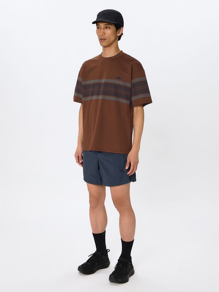 THE NORTH FACE(ザ・ノース・フェイス) ｜ショートスリーブフリーランパネルボーダークルー（メンズ）