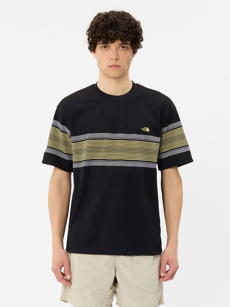 THE NORTH FACE(ザ・ノース・フェイス) ｜ショートスリーブフリーランパネルボーダークルー（メンズ）