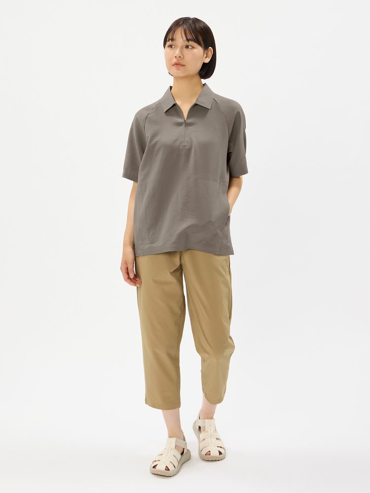 THE NORTH FACE(ザ・ノース・フェイス) ｜トランクルショートスリーブジップポロシャツ（ユニセックス）