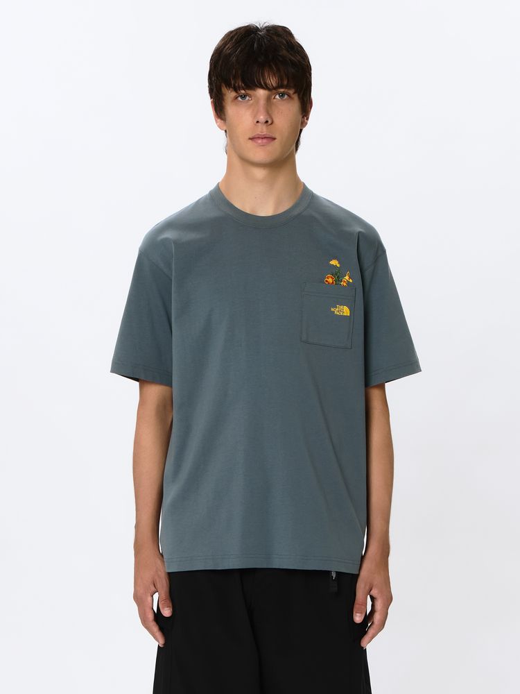 THE NORTH FACE(ザ・ノース・フェイス) ｜ショートスリーブフラッシュドライフラワーロゴティー（メンズ）