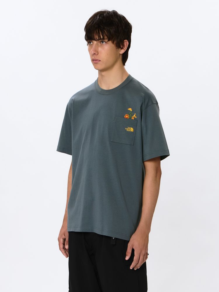THE NORTH FACE(ザ・ノース・フェイス) ｜ショートスリーブフラッシュドライフラワーロゴティー（メンズ）