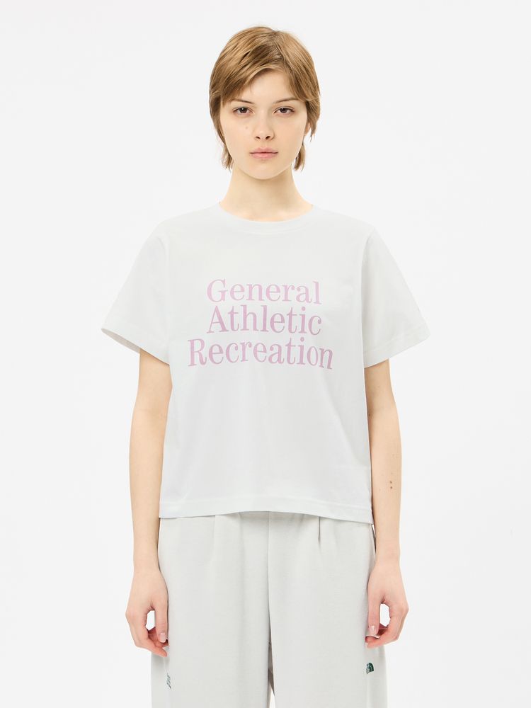 THE NORTH FACE(ザ・ノース・フェイス) ｜GARタイポグラフィックホワイトショートスリーブティー（ユニセックス）