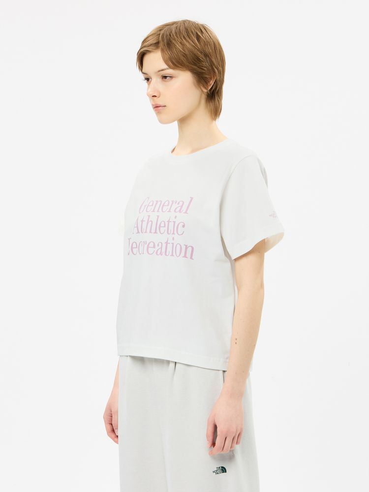 THE NORTH FACE(ザ・ノース・フェイス) ｜GARタイポグラフィックホワイトショートスリーブティー（ユニセックス）