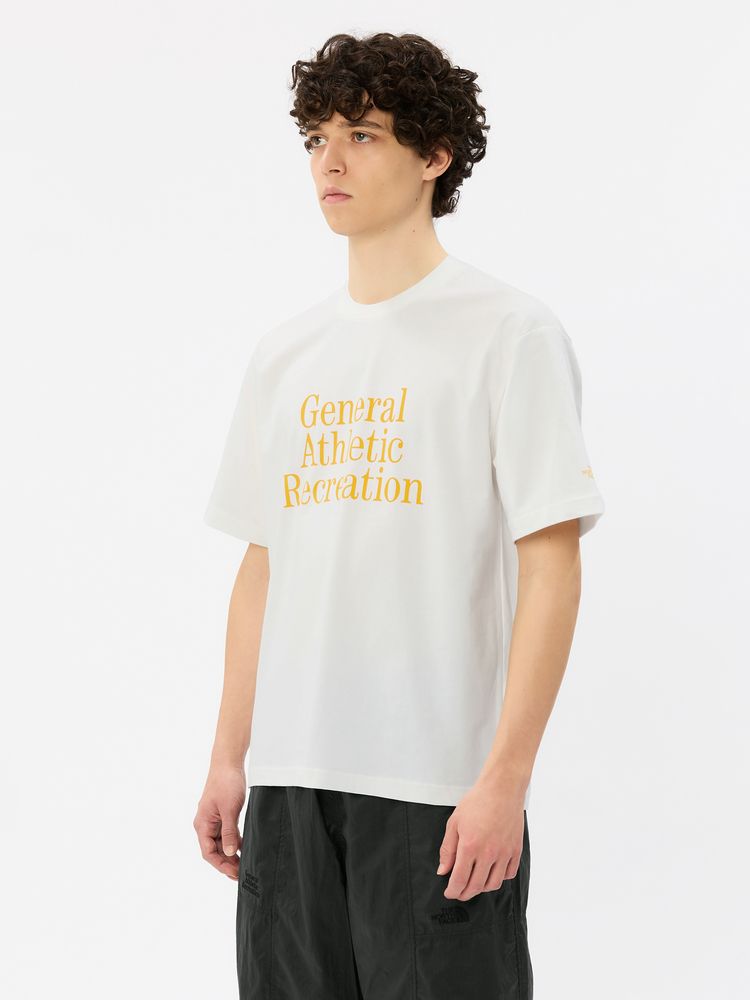 THE NORTH FACE(ザ・ノース・フェイス) ｜GARタイポグラフィックホワイトショートスリーブティー（ユニセックス）