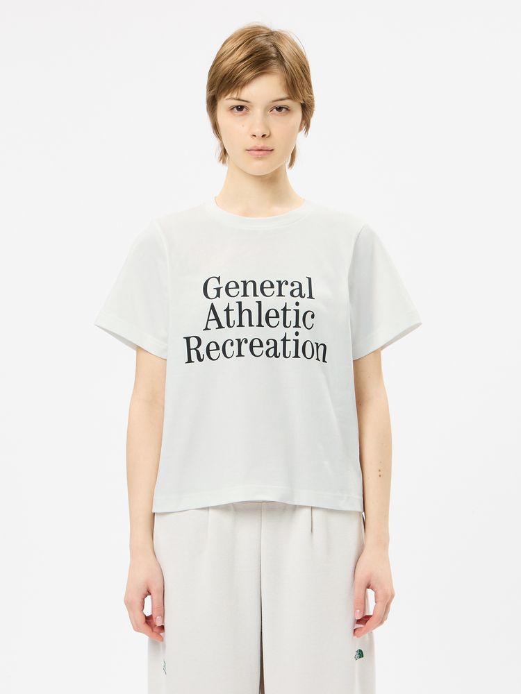 THE NORTH FACE(ザ・ノース・フェイス) ｜GARタイポグラフィックホワイトショートスリーブティー（ユニセックス）