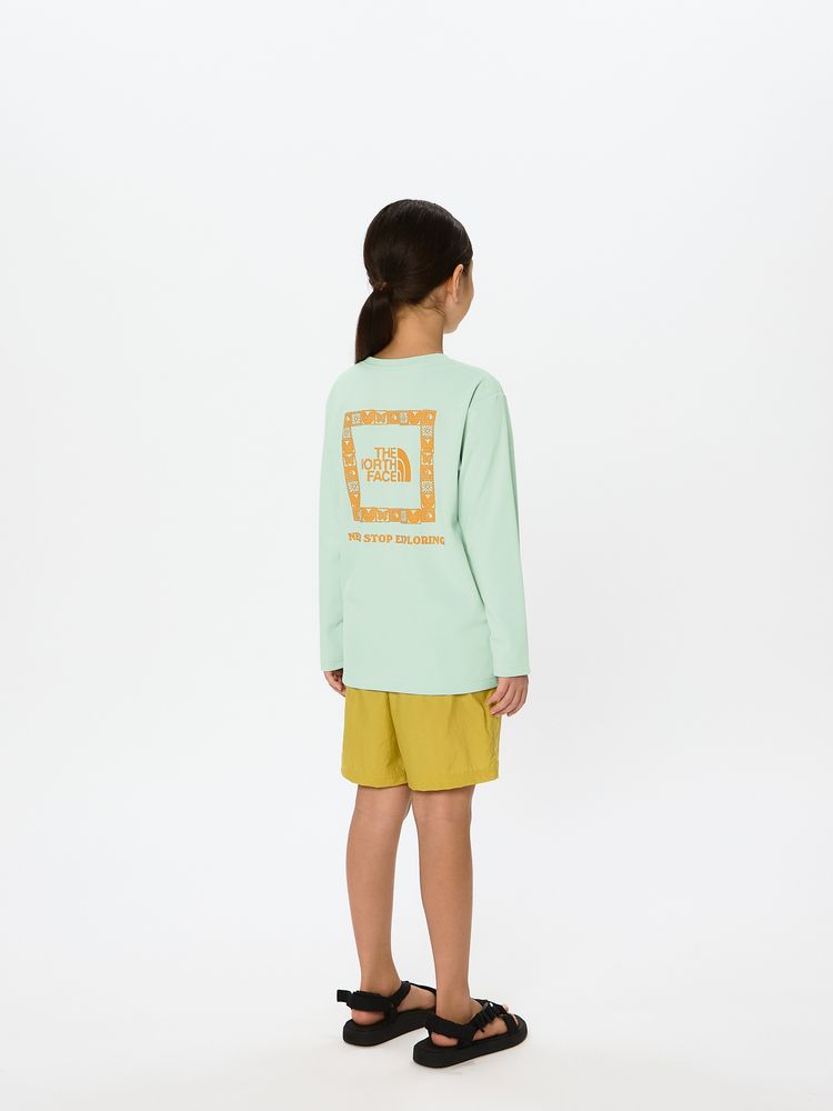 公式】ロングスリーブTNFビーフリーグラフィックティー（キッズ）｜ザ