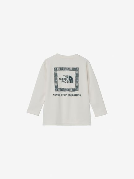 公式】トドラーロングスリーブTNFビーフリーグラフィックティー