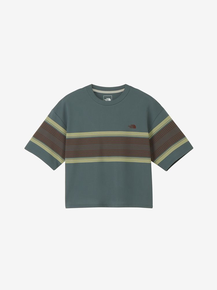 THE NORTH FACE(ザ・ノース・フェイス) ｜ショートスリーブフリーランパネルボーダークルー（レディース）
