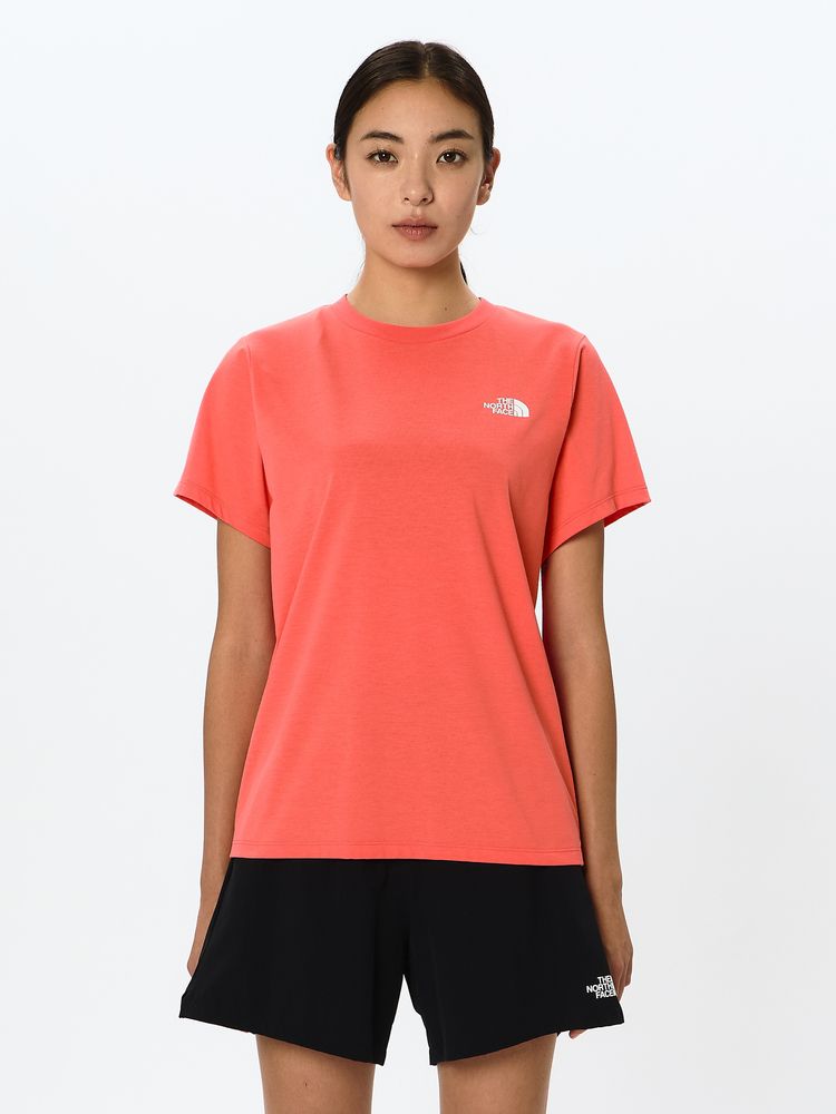 THE NORTH FACE(ザ・ノース・フェイス) ｜ショートスリーブ ES フラワーボックスロゴティー（レディース）